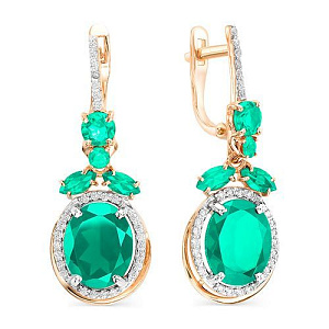 серьги (Au 585) 02-1-833-0901-011