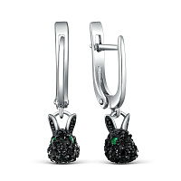 серьги (Ag 925) 2-505рч41609, изображение 1