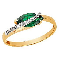 кольцо (Au 585) К19145, изображение 1