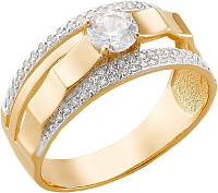 кольцо (Au 585) К24132, изображение 1