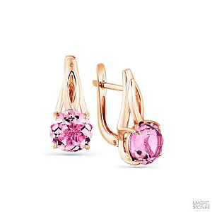 серьги (Au 585) 02-2-762-1800-010