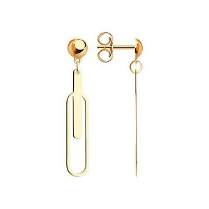 серьги (Au 585) 029367