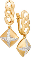 серьги (Au 585) 24527 , изображение 1