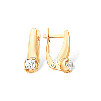 Серьги (Золото 585К) С13213059, изображение 1