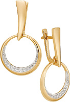 серьги (Au 585) 24066 , изображение 1