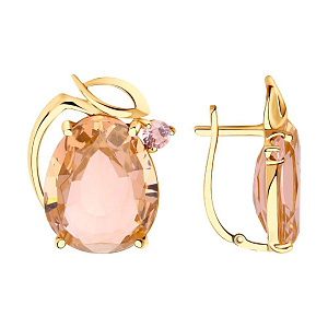 серьги (Au 585) 726820