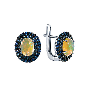 серьги (Ag 925) RIC15_SR_GLSA_OP_WG