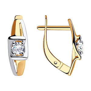 серьги (Au 585) 028263