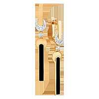 серьги (Au 585) 18326, изображение 1