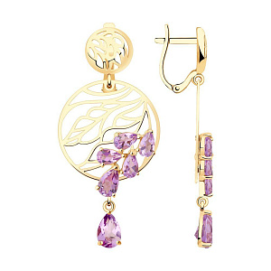 серьги (Au 585) 726177