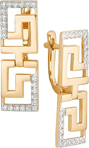 серьги (Au 585) 23433