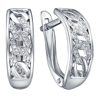 серьги (Ag 925) 221-10-075, изображение 1