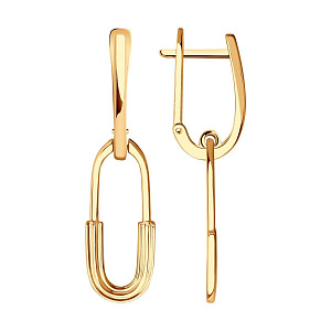 серьги (Au 585) 029527