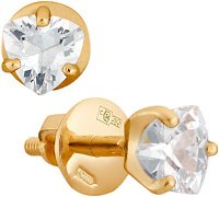 серьги (Au 585) 21176, изображение 1