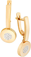 серьги (Au 585) 14603, изображение 1