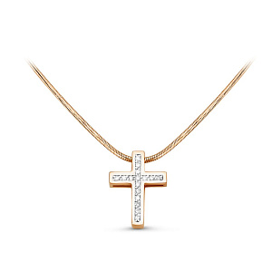 Колье золотое с бриллиантами