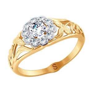 кольцо (Au 585) 017941