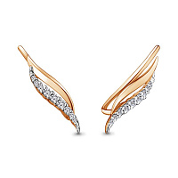 серьги (Au 585) 41272А, изображение 1