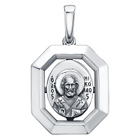 подвеска (Ag 925) МД-21-Ч, изображение 1