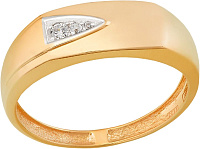 кольцо (Au 585) К14303 , изображение 1