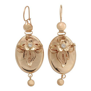 серьги (Au 585) 00-13ф