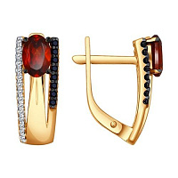 серьги (Au 585) 724132, изображение 1