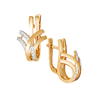 серьги (Au 585) 22640, изображение 1