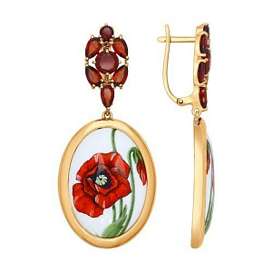 серьги (Au 585) 782001