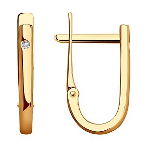 серьги (Au 585) 029754