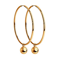серьги (Au 585) 028391, изображение 1