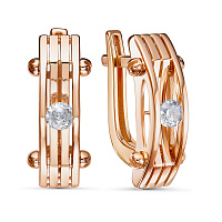 серьги (Au 585) 120763, изображение 1