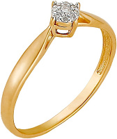 кольцо (Au 585) К24458, изображение 1