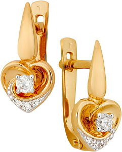 серьги (Au 585) 20454