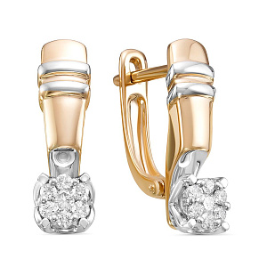 серьги (Au 585) ЗА-02-01451-02-001-01-01