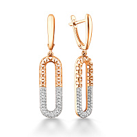 серьги (Au 585) с4730, изображение 1