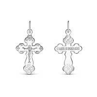 крест (Ag 925) с080032, изображение 1