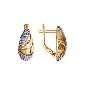 серьги (Au 585) 026263