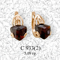 серьги (Au 585) С933, изображение 1