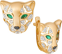 серьги (Au 585) 23279, изображение 1
