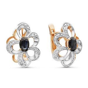 серьги (Au 585) 02-1430-2