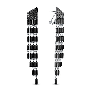 серьги (Ag 925) E9882_SR_SP_WG