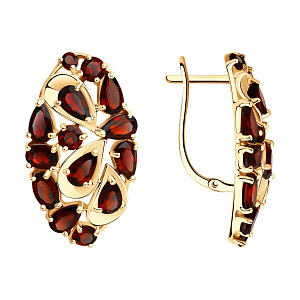 серьги (Au 585) 726104