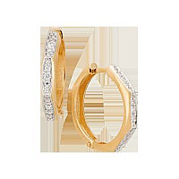 серьги (Au 585) 23973, изображение 1