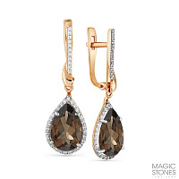 серьги (Au 585) 02-2-335-0401-011, изображение 1