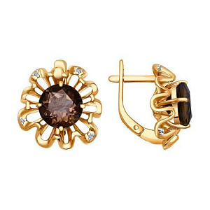 серьги (Au 585) 722560