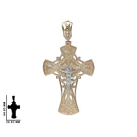 крест (Au 585) 54080078, изображение 1