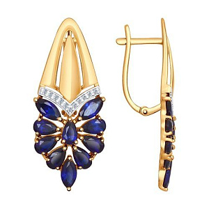 серьги (Au 585) 724545