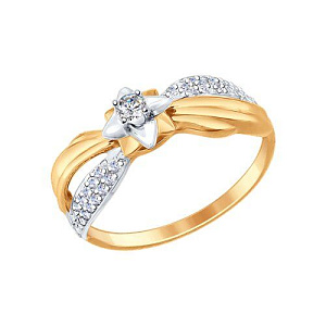 кольцо (Au 585) 017486