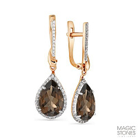 серьги (Au 585) 02-2-335-0401-011, изображение 1