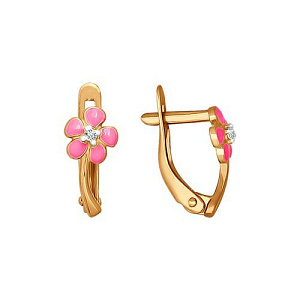 серьги (Au 585) 026516